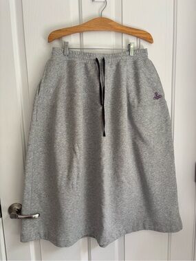 Vivienne Westwood Gray A-Line Sweat Skirt